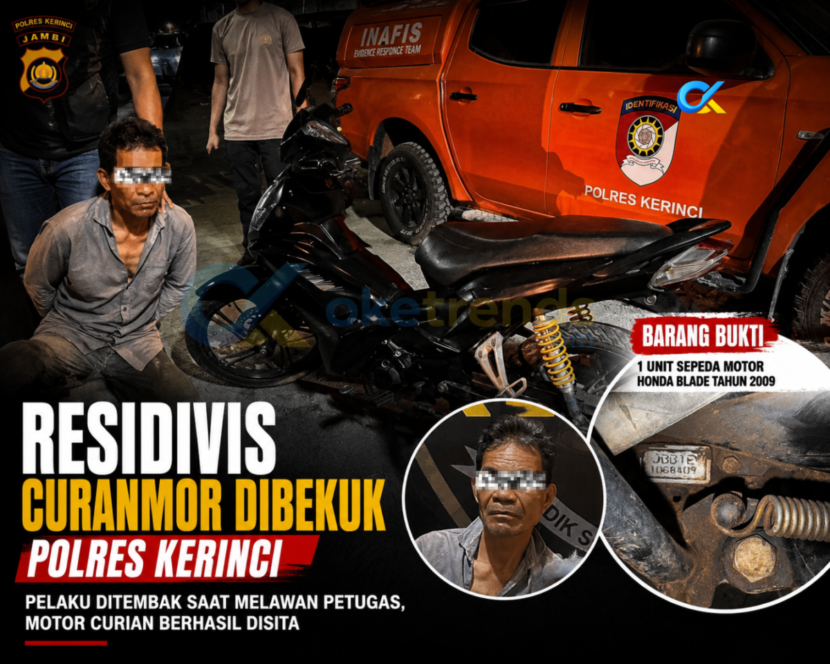 Residivis curanmor ditangkap Polres Kerinci