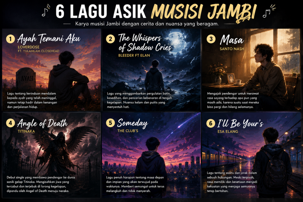 lagu musisi Jambi yang wajib didengar