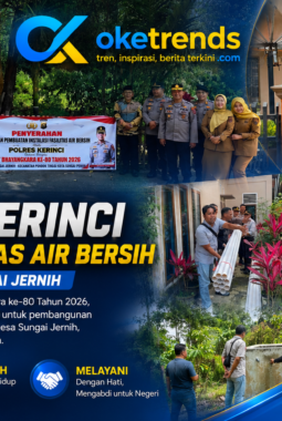Polres Kerinci Bangun Fasilitas Air Bersih untuk Warga Sungai Jernih