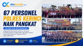67 personel Polres Kerinci naik pangkat jelang Hari Bhayangkara ke-80