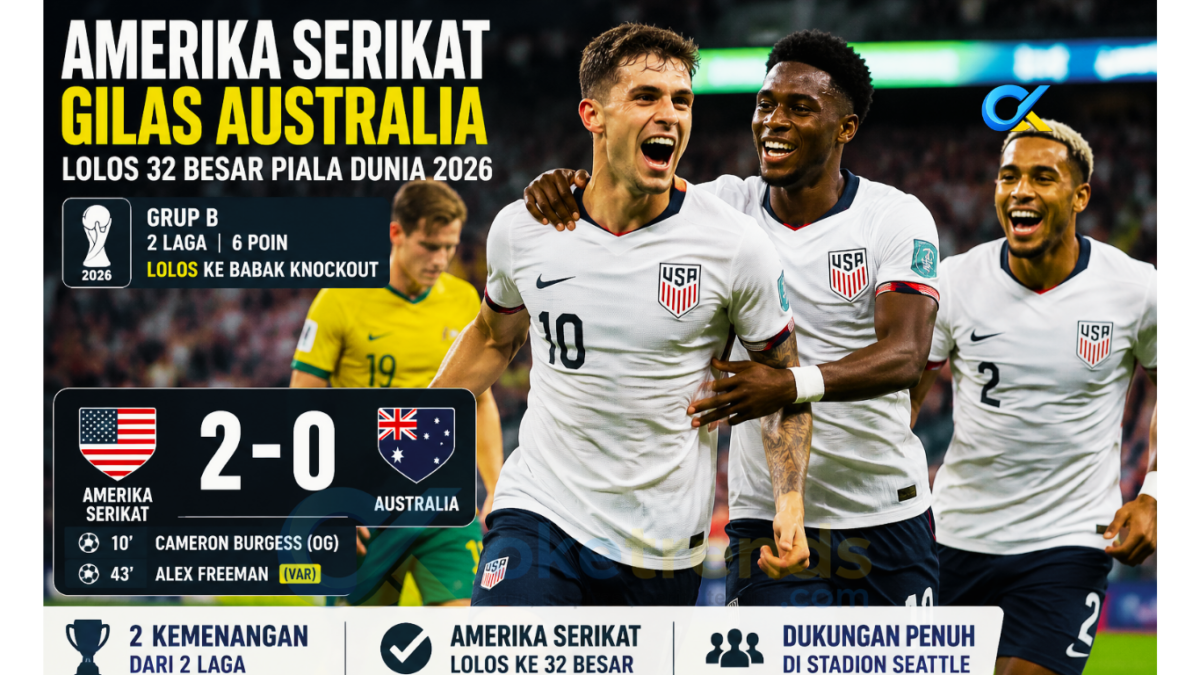 AS Auto Lolos! Australia Dibikin Gak Berkutik di Seattle