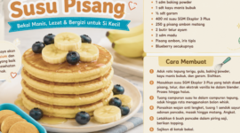 Cara Membuat Pancake Susu Pisang untuk Bekal Sekolah Anak