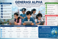 Generasi Alpha, perangkat pintar, kecerdasan buatan (AI), tablet, dan media sosial telah menjadi bagian dari kehidupan sehari-hari sejak usia dini