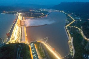 Three Gorges Dam di Provinsi Hubei, Tiongkok