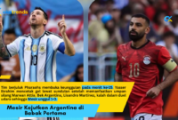 Hasil Argentina vs Mesir Piala Dunia 2026