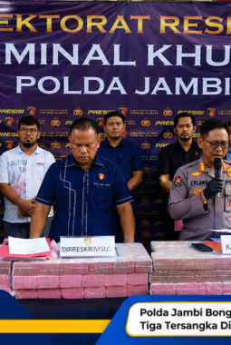 Polda Jambi Bongkar Pembobolan Bank Jambi Rp144,82 Miliar