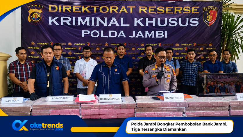 Polda Jambi bongkar pembobolan Bank Jambi