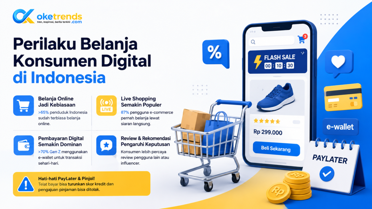 Perilaku belanja konsumen digital di Indonesia