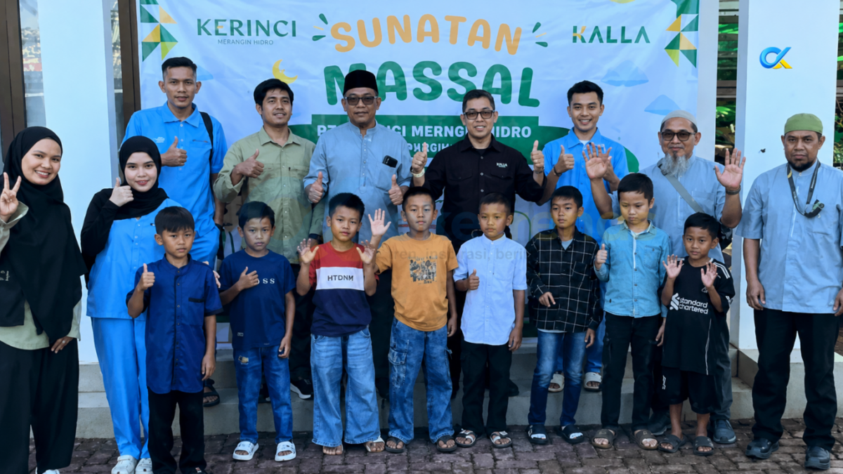 khitan massal gratis PT Kerinci Merangin Hidro