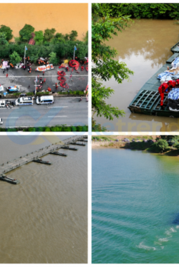 Jembatan Ponton Portabel China Evakuasi 6.000 Korban Banjir