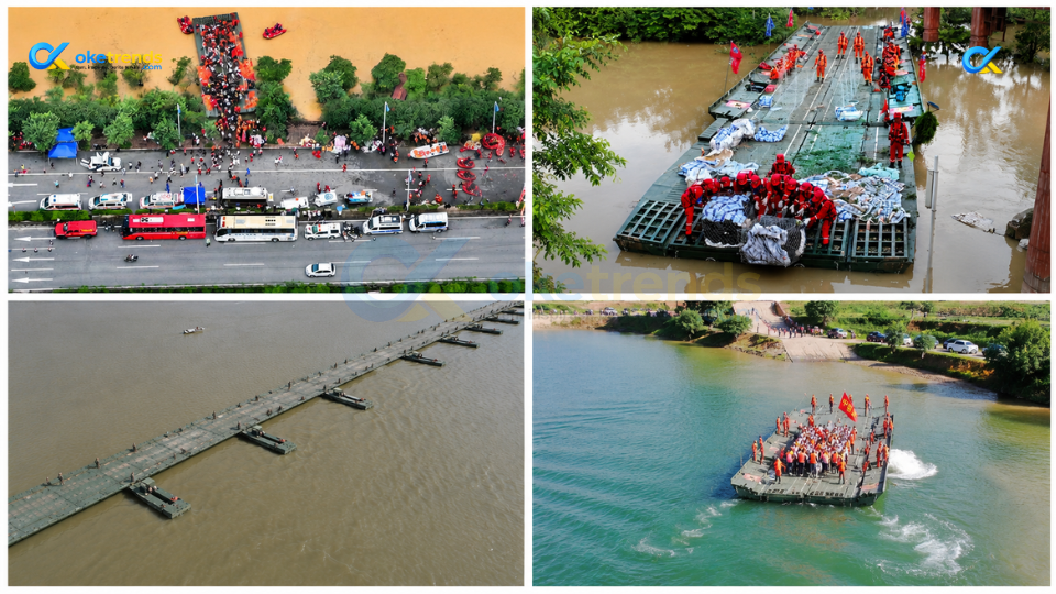 Jembatan Ponton Portabel Militer China
