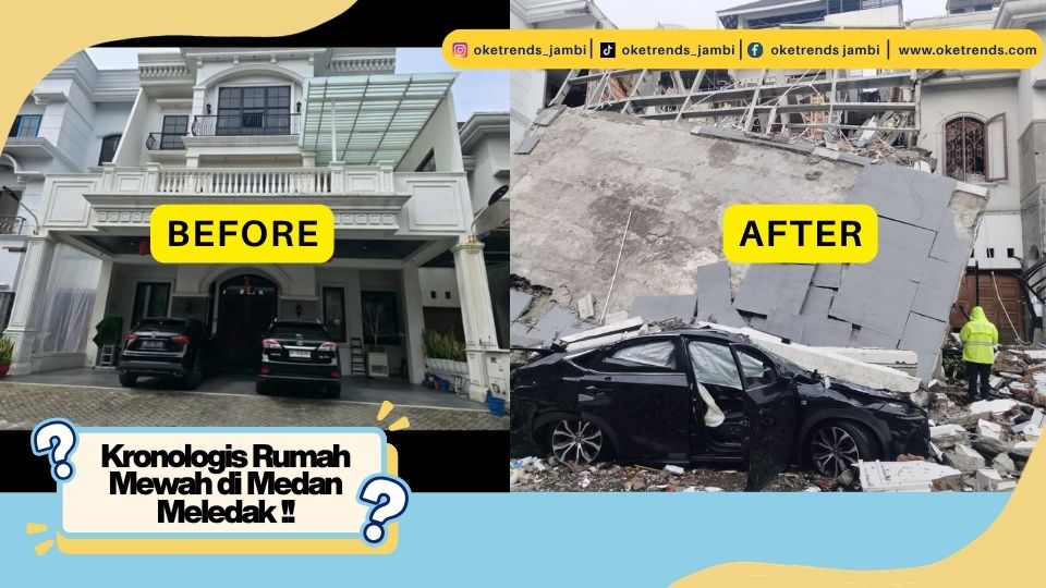 Rumah Mewah Medan Meledak