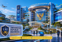 Kampus Universitas Republik Indonesia Futuristik