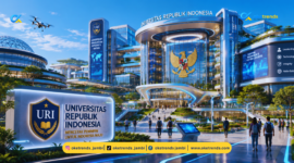 Kampus Universitas Republik Indonesia Futuristik