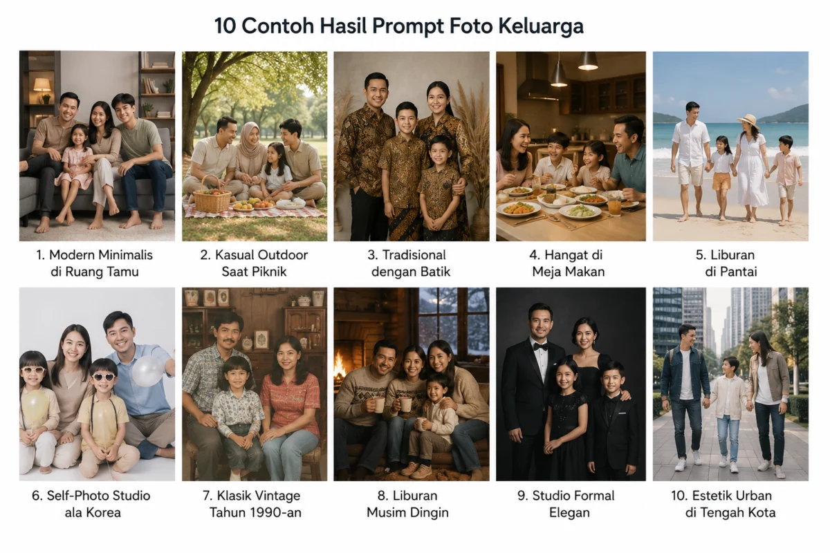 prompt Gemini AI foto keluarga