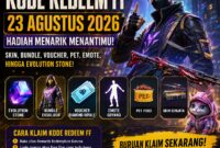Kode Redeem FF 23 Agustus 2026