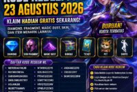 Kode Redeem ML 23 Agustus 2026