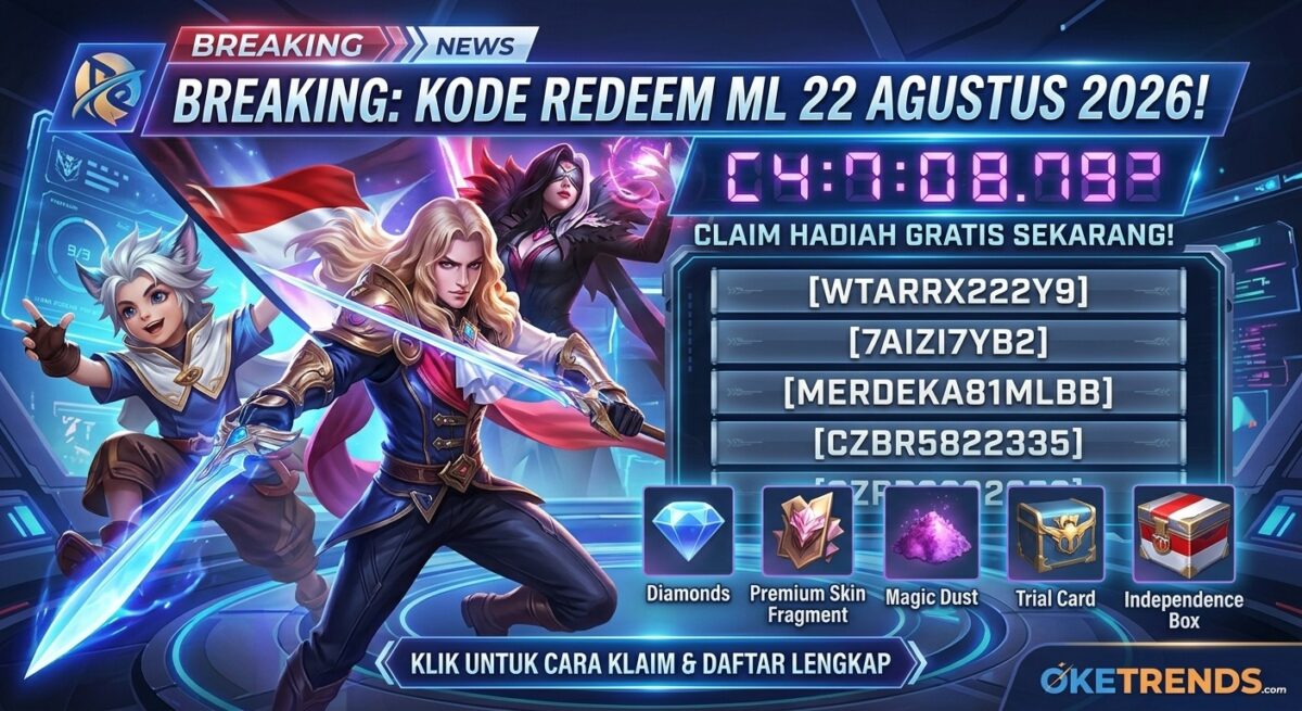 Kode Redeem ML 22 Agustus 2026