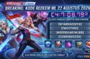 Kode Redeem ML 22 Agustus 2026