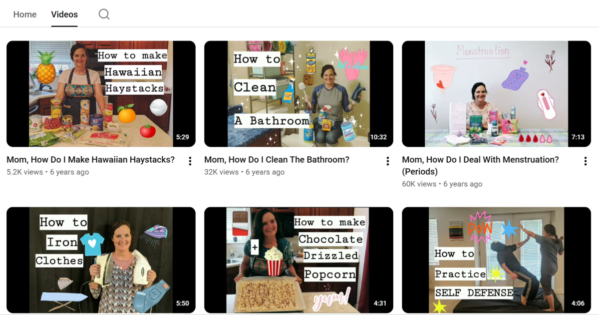 kanal YouTube Mom, How Do I?