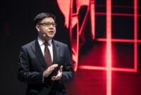 Michael Shu berbicara di Geneva International Motor Show 2024