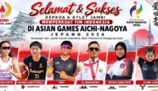 Enam atlet Jambi di Asian Games 2026 (foto : Koni Jambi)