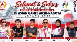 Enam atlet Jambi di Asian Games 2026 (foto : Koni Jambi)