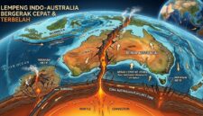 Lempeng Indo-Australia mulai terbelah