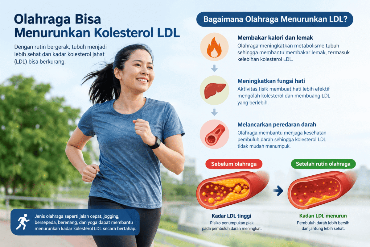 olahraga untuk menurunkan kolesterol